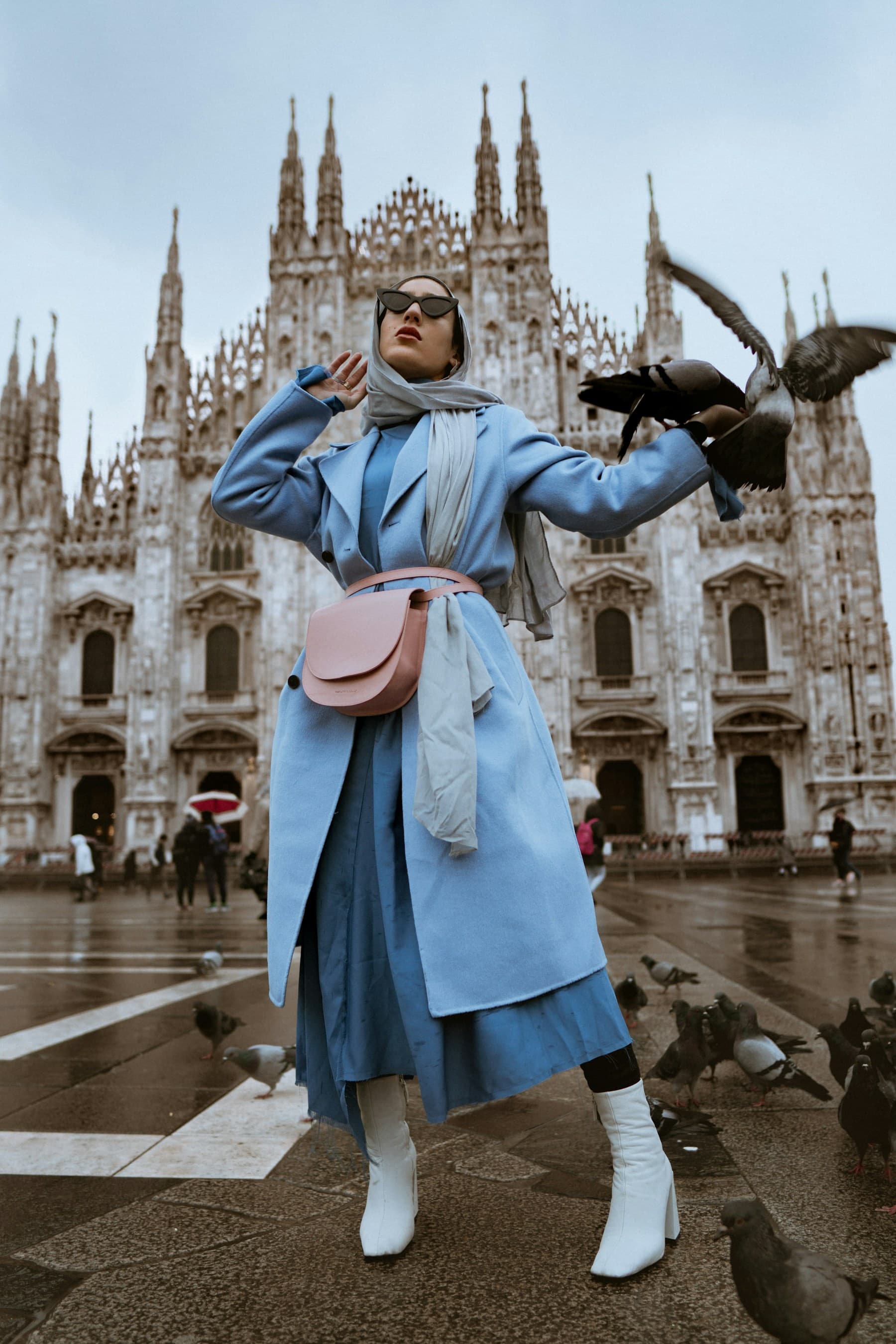 High fashion editorial photograph